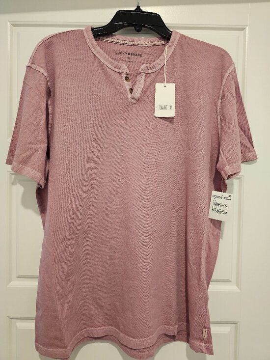 Lucky Brand Other - Mens Lucky Brand Shirt/ Burnout Button Notch